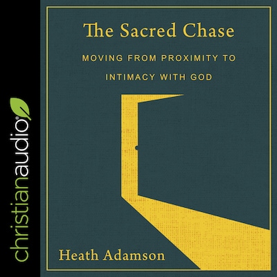 The Sacred Chase – omslag til lydbogen af Heath Adamson