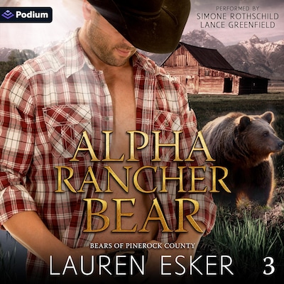 Alpha Rancher Bear – omslag til lydbogen af Lauren Esker