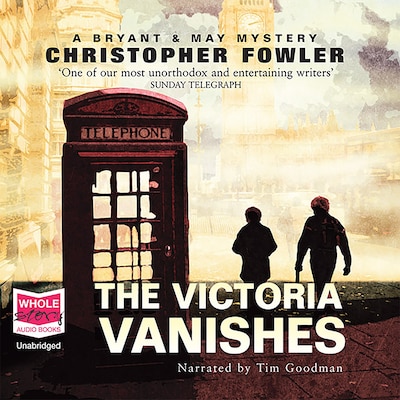 The Victoria Vanishes – omslag til lydbogen af Christopher Fowler