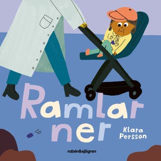 Ramlar ner – omslag till ljudboken av Klara Persson