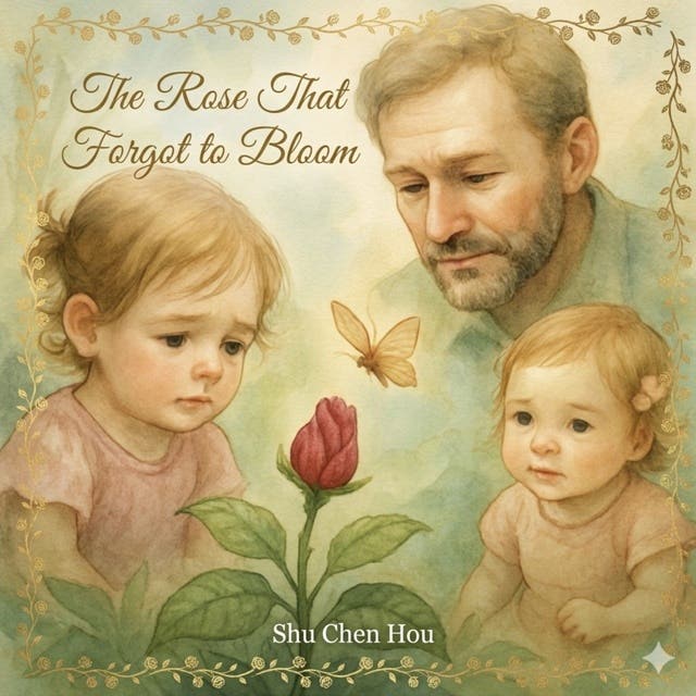The Rose That Forgot to Bloom: A Heartwarming English Picture Book About Courage, Emotional Growth, and Learning to Bloom – omslag til lydbogen af Shu Chen Hou