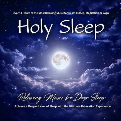 Holy Sleep - Relaxing Music for Deep Sleep: Over 11 Hours of the Most Relaxing Music for Restful Sleep, Meditation or Yoga – omslag til lydbogen af SoundFactory for Soothing Music, Peter Tennant