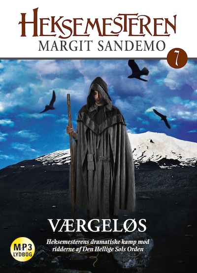 Heksemesteren 7 - Værgeløs – omslag til lydbogen af Margit Sandemo