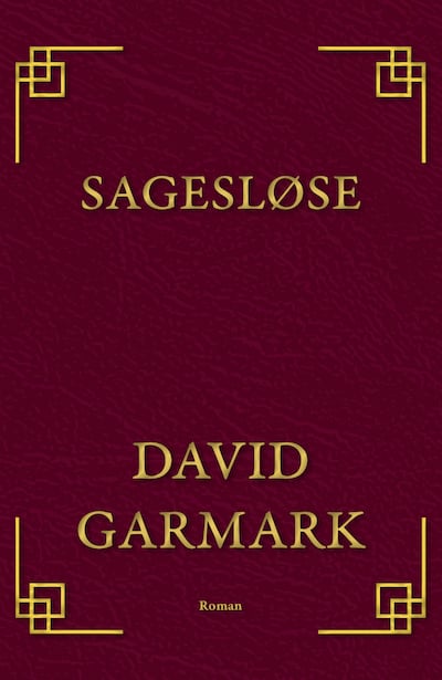 Sagesløse – omslag til lydbogen af David Garmark
