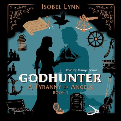 Godhunter – omslag til lydbogen af Isobel Lynn