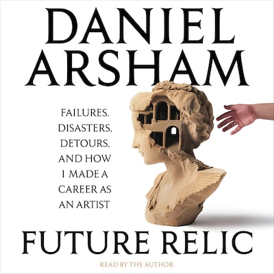 Future Relic – omslag til lydbogen af Daniel Arsham