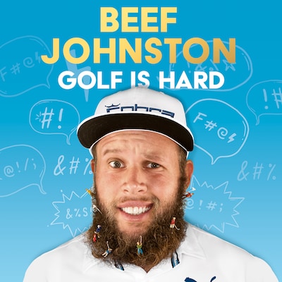 Golf Is Hard – omslag van het luisterboek van Andrew ‘Beef’ Johnston