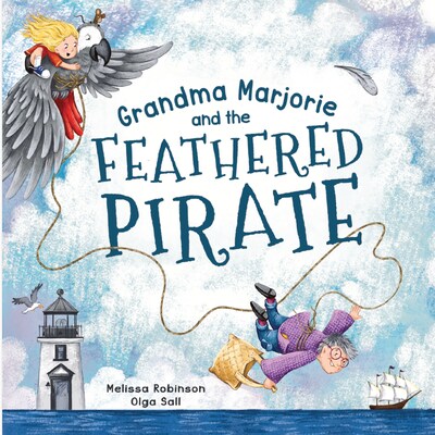 Grandma Marjorie and the Feathered Pirate – omslag til lydbogen af Olga Sall, Melissa Robinson