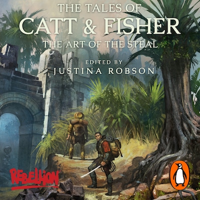 The Tales of Catt and Fisher – omslag til lydbogen af Justina Robson
