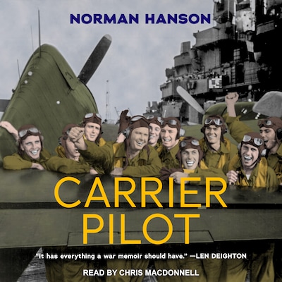 Carrier Pilot – omslag til lydbogen af Norman Hanson