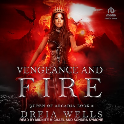 Vengeance and Fire – omslag til lydbogen af Dreia Wells