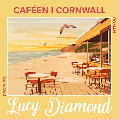 Caféen i Cornwall – omslag til lydbogen af Lucy Diamond