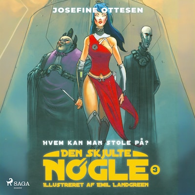 Den skjulte nøgle 3. Hvem kan man stole på? – omslag til lydbogen af Josefine Ottesen