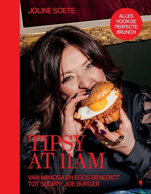 Tipsy at 11 AM: Van mimosa en eggs benedict tot sloppy Joe burger – omslag van het luisterboek van Joline Soete