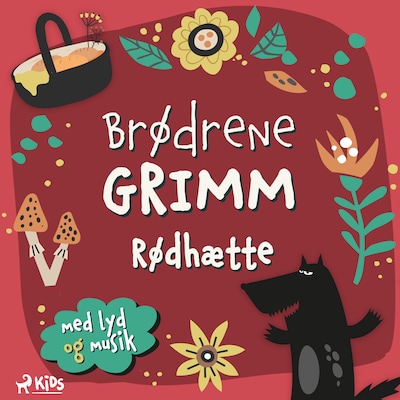 Rødhætte (hørespil) – omslag til lydbogen af Brødrene Grimm