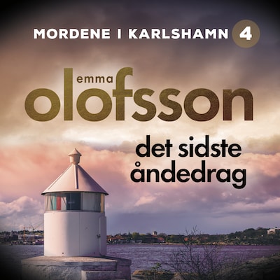 Det sidste åndedrag – omslag til lydbogen af Emma Olofsson