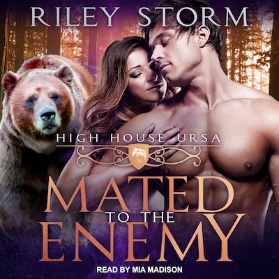 Mated to the Enemy – omslag til lydbogen af Riley Storm