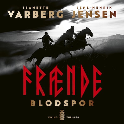 Frænde - Blodspor – omslag til lydbogen af Jens Henrik Jensen, Jeanette Varberg