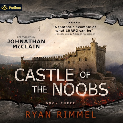 Castle of the Noobs – omslag til lydbogen af Ryan Rimmel