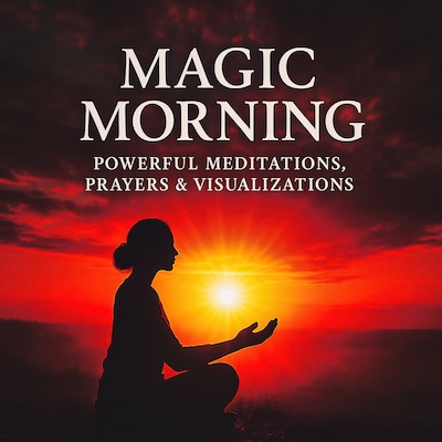 MAGIC MORNING - 33 Powerful Meditations, Prayers & Visualizations – omslag til lydbogen af MAGIC MORNING - Powerful Meditations Prayers Visualizations