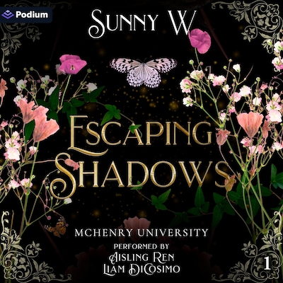 Escaping Shadows – omslag til lydbogen af Sunny W