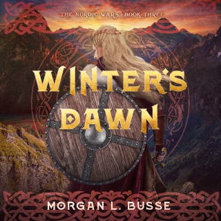 Winter's Dawn – omslag till ljudboken av Morgan L. Busse