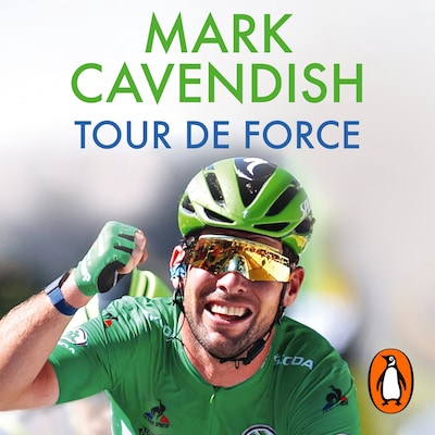Tour de Force – omslag til lydbogen af Mark Cavendish