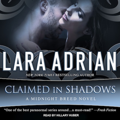 Claimed in Shadows – omslag til lydbogen af Lara Adrian