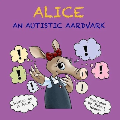 Alice, An Autistic Aardvark – omslag til lydbogen af Jo North