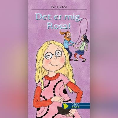 Det er mig, Rosa! – omslag til lydbogen af Iben Harboe