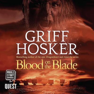 Blood on the Blade – omslag til lydbogen af Griff Hosker
