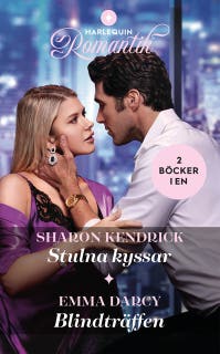 Stulna kyssar / Blindträffen – omslag till ljudboken av Emma Darcy,Sharon Kendrick