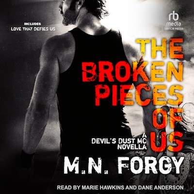 The Broken Pieces of Us/Love That Defies Us – omslag til lydbogen af M. N. Forgy