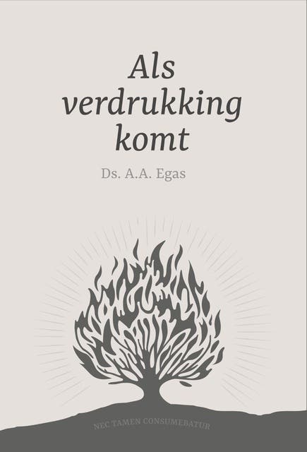 Als verdrukking komt – omslag van het luisterboek van Ds. A.A. Egas