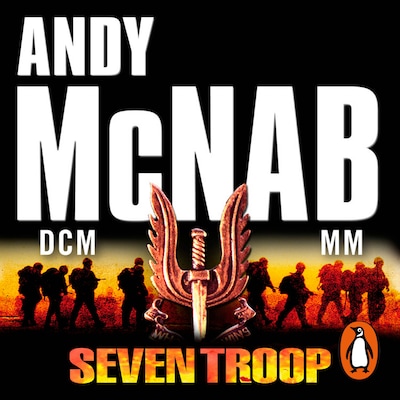 Seven Troop – omslag til lydbogen af Andy McNab