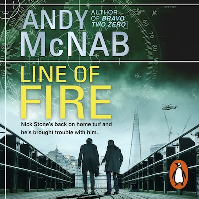 Line of Fire – omslag til lydbogen af Andy McNab