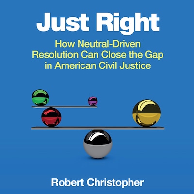 Just Right – omslag til lydbogen af Rob Christopher
