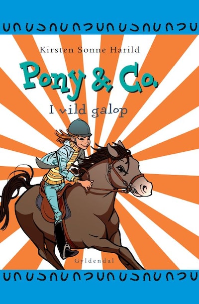 Pony & Co. 3 - I vild galop – omslag til lydbogen af Kirsten Sonne Harild