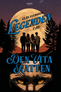 Legenden om den vita katten – omslag till ljudboken av Clas Svensson