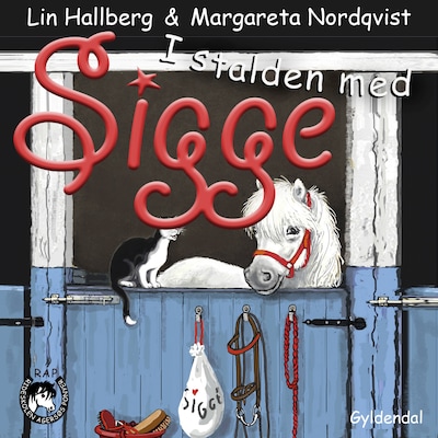 RAP-klubben 18 - I stalden med Sigge – omslag til lydbogen af Lin Hallberg