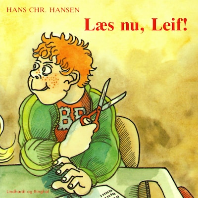 Læs nu, Leif! – omslag til lydbogen af Hans Christian Hansen