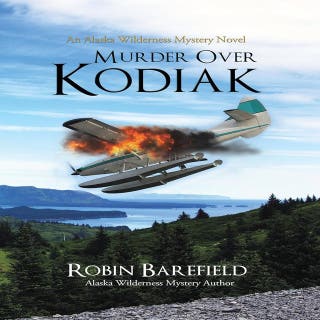 Murder Over Kodiak: An Alaska Wilderness Mystery Novel – omslag till ljudboken av Robin Barefield