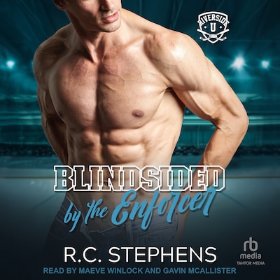 Blindsided by the Enforcer – omslag til lydbogen af R. C. Stephens