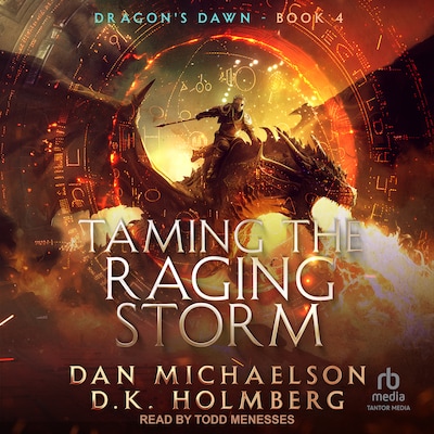 Taming the Raging Storm – omslag til lydbogen af Dan Michaelson, D.K. Holmberg