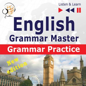 English Grammar Master: Grammar Practice – okładka audiobooka, autor Dorota Guzik