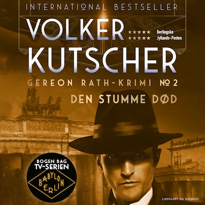 Den stumme død – omslag til lydbogen af Volker Kutscher