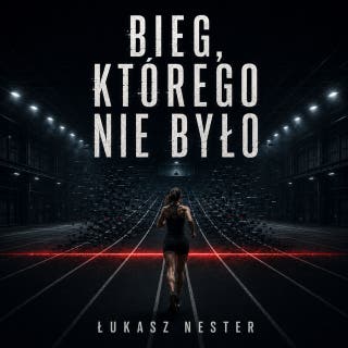 Bieg, którego nie było – okładka audiobooka, autor Łukasz Nester