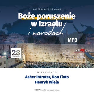 Boże poruszenie w Izraelu i narodach – okładka audiobooka, autor Henryk Wieja, Don Finto, Asher Intrater