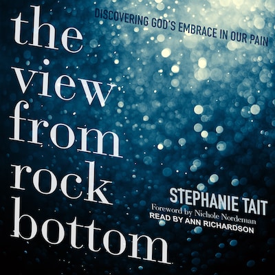 The View from Rock Bottom – omslag til lydbogen af Stephanie Tait
