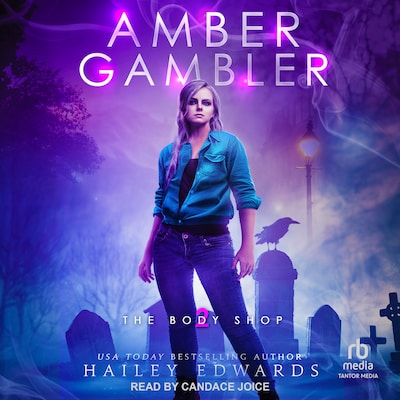 Amber Gambler – omslag til lydbogen af Hailey Edwards